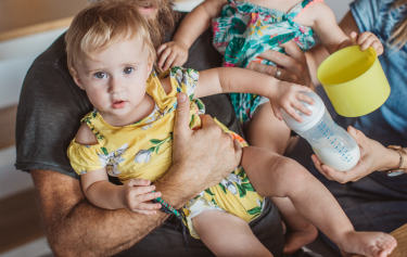 Bébé qui ne veut pas être sevré