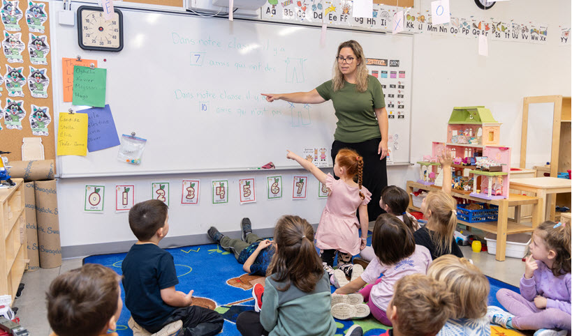Comment se passe une journée à la maternelle?