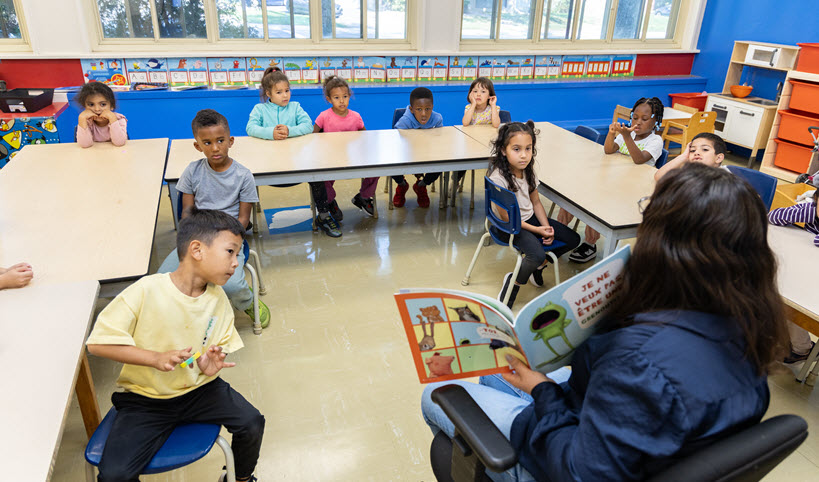 La maternelle: un milieu différent de la garderie