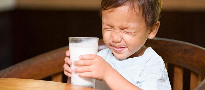 L'enfant qui n'aime pas le lait