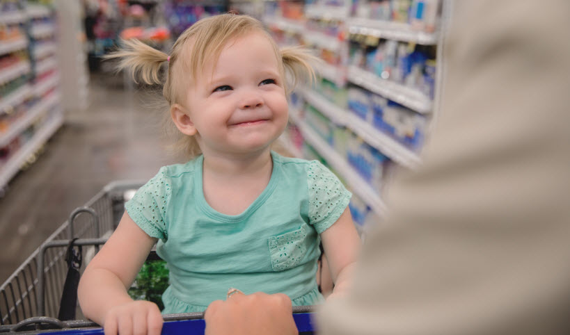 Magasiner avec son enfant