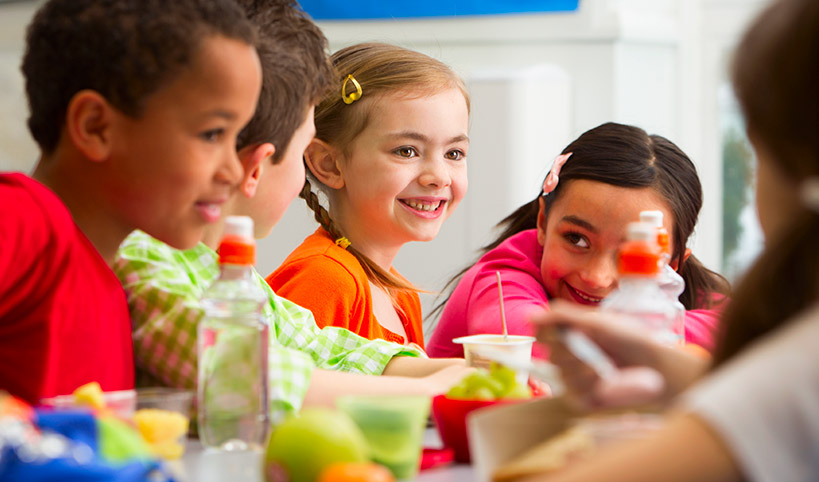 Lunchtime at school