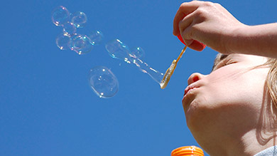 Bulles de savon maison