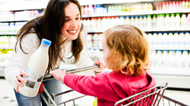 Jeu de devinettes à l'épicerie