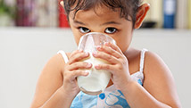 Les enfants et le lait