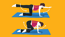Grossesse et exercice: le dos