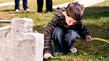 L'enfant et la mort d'un être cher
