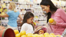 Jouer pendant l'épicerie
