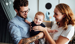Les parents québécois se sentent compétents avec leur bébé