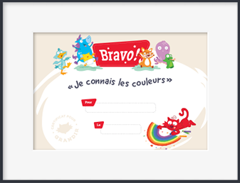 Je connais les couleurs