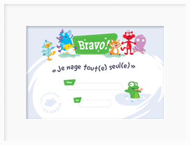Je nage tout(e) seul(e)