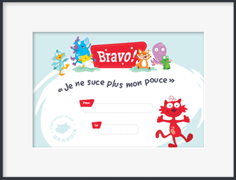 Je ne suce plus mon pouce