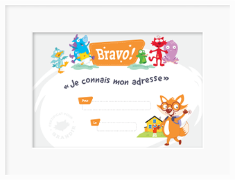 Je connais mon adresse