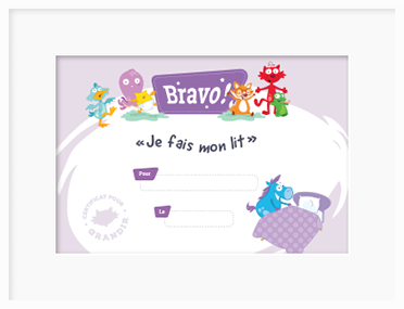 Je fais mon lit