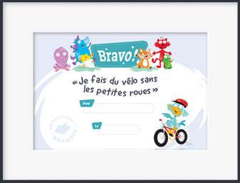 Je fais du vélo sans les petites roues