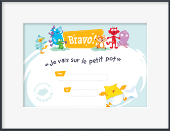 Je vais sur le petit pot