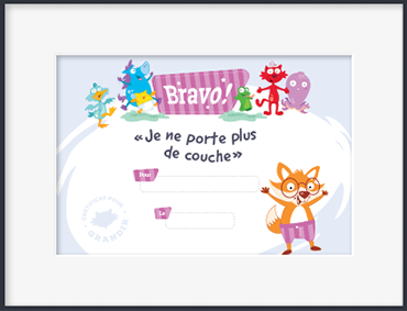 Je ne porte plus de couche